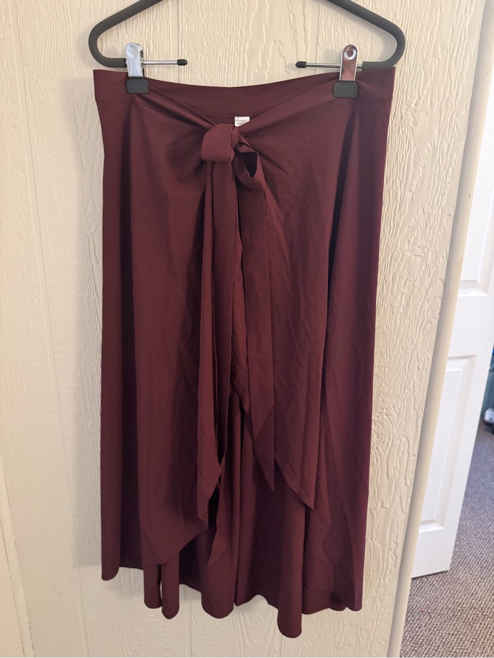 Halara Breezeful high wasted wrapped Thai front maxi skirt